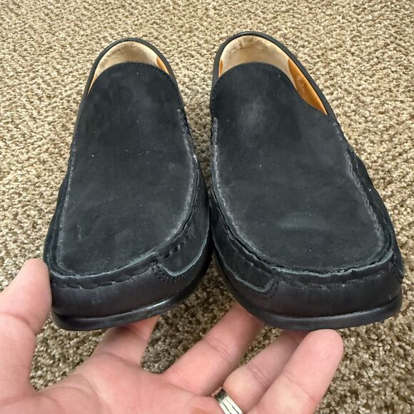 Mephisto Men's Baduard Black Suede Leather Slip-On Loafers Sz 8 Comfort - Picture 3 of 13
